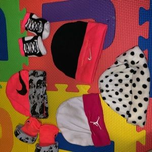 Baby hats/socks. Baby shoes.